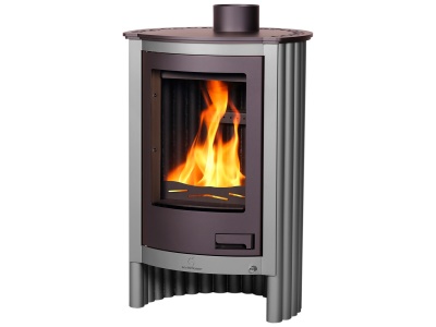 HS Flamingo PICCOLO I šedá - krbová kamna