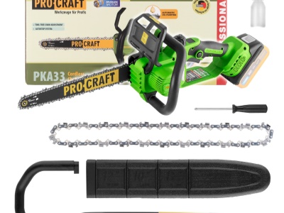 Aku řetězová pila Procraft PKA33 (bez baterie a nabíječky)