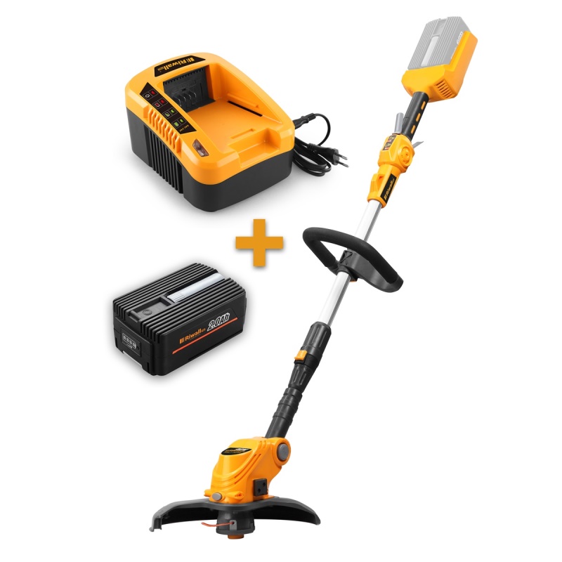 Riwall PRO RALT 3040 set - vyžínač s aku motorem 40 V + 2Ah baterie + nabíječka 40 V