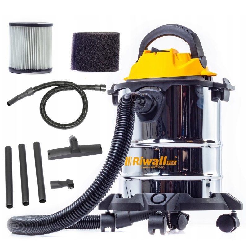 Riwall HOME FERDEK 2.0 - průmyslový vysavač na suché / mokré vysávání 15 l