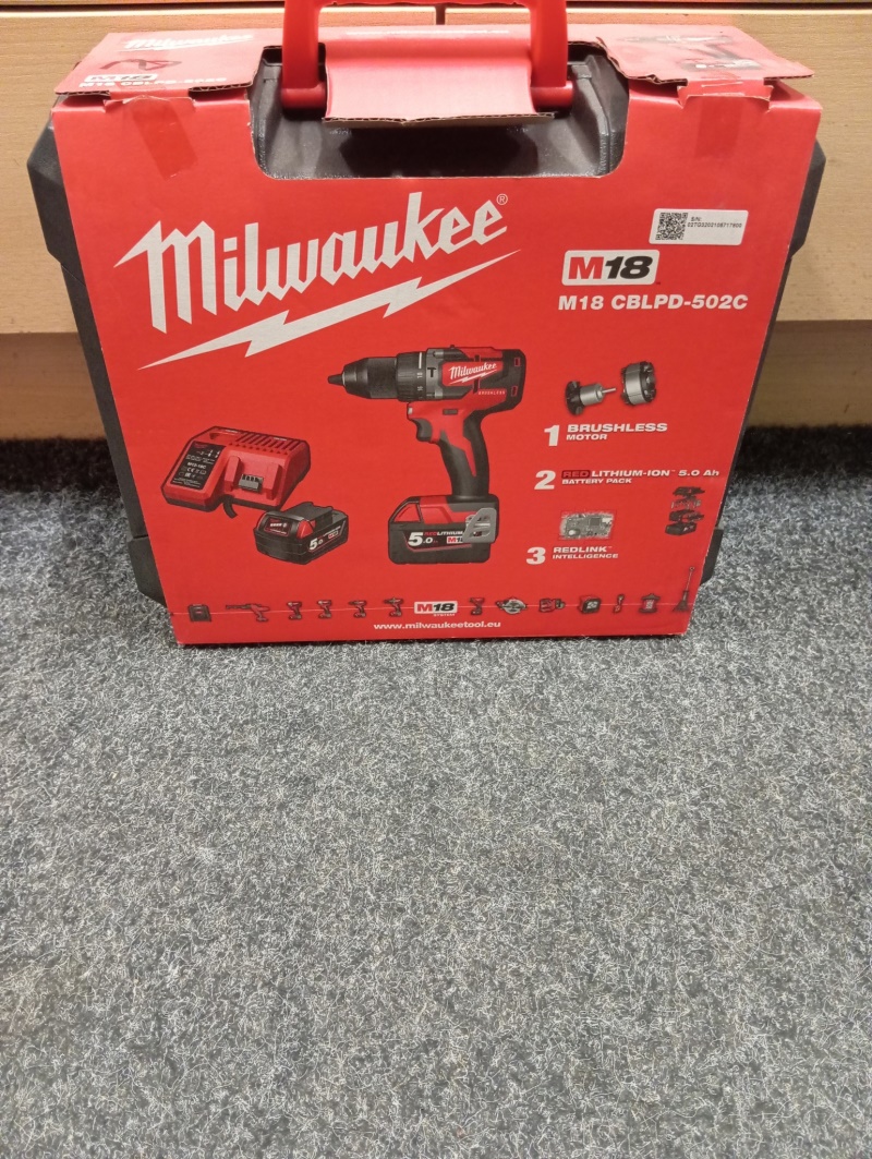Vrtačka Aku set Milwaukee M18 CBLPD-502C