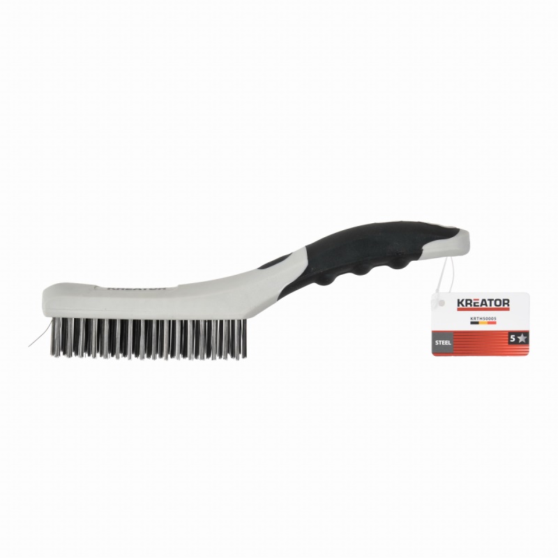 KRTH50005 - Ruční drátěný ocelový kartáč, plastový