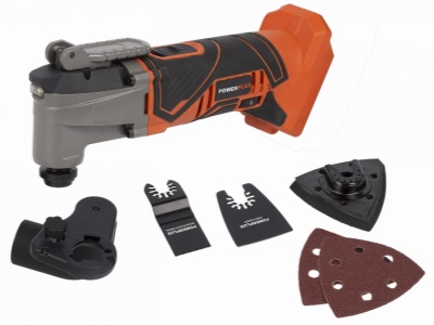 POWDP4060 - Aku multitool oscilační bruska 20V (bez AKU)