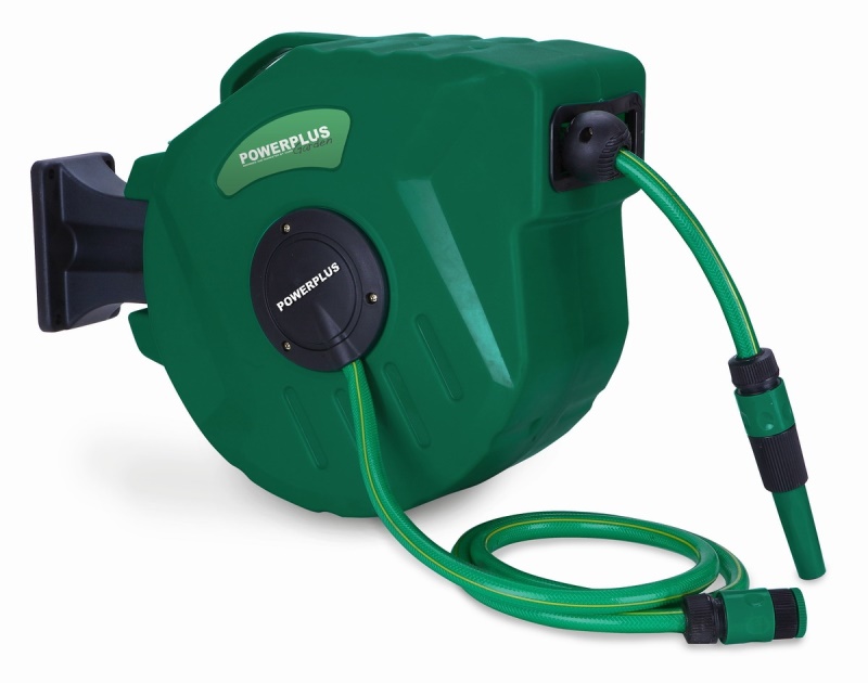 POW61036 - Zahradní hadice s aut. navíjením 20 plus 2m 8x12mm