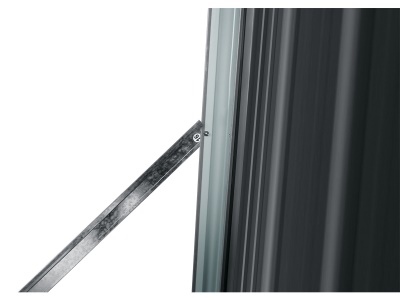 Riwall PRO RMWS 3x9 Anthracite - přístřešek na dřevo s kůlnou 2,7 x 1,6 m s pultovou střechou antracit