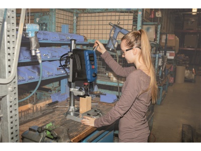 Scheppach DP 60 - stojanová vrtačka s křížovým laserem a LED osvětlením