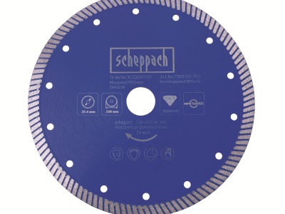 Scheppach Profesionální diamantový řezný kotouč (200 x 25,4 x 1,6 mm) - pro FS 3600