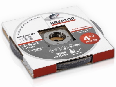 KRT070420 - Řezný kotouč Nerez/Ocel 125 x 1,2mm 4 plus 2 (6ks)