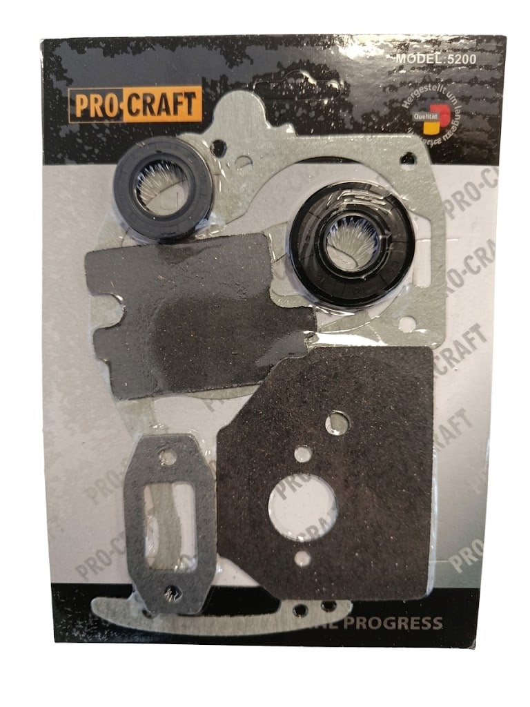 Sada těsnění a těsnicích prvků pro řetězovou pilu Procraft