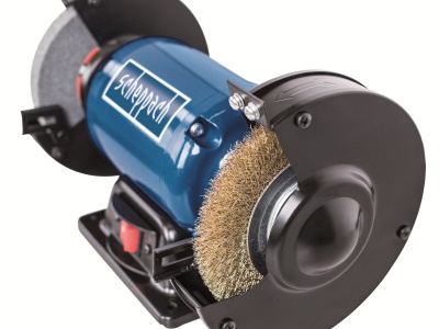 Scheppach SM 150 LB - dvoukotoučová bruska ( kotouč / kartáč )