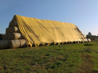 Zakrývací plachta na seno a slámu Subtex 10,4 x 25 m