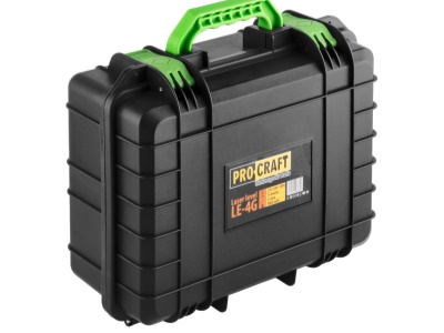 Laser zelený liniový, křížový samonivelační Procraft LE-4G