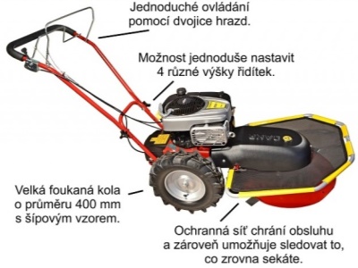 Bubnová sekačka Tekton Enduro