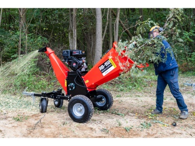 Bubnový štěpkovač se spalovacím motorem RB-150 Remet (15 HP)