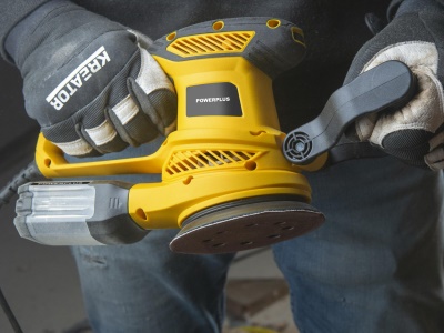 POWX04710 - Excentrická bruska 450 W 125 mm