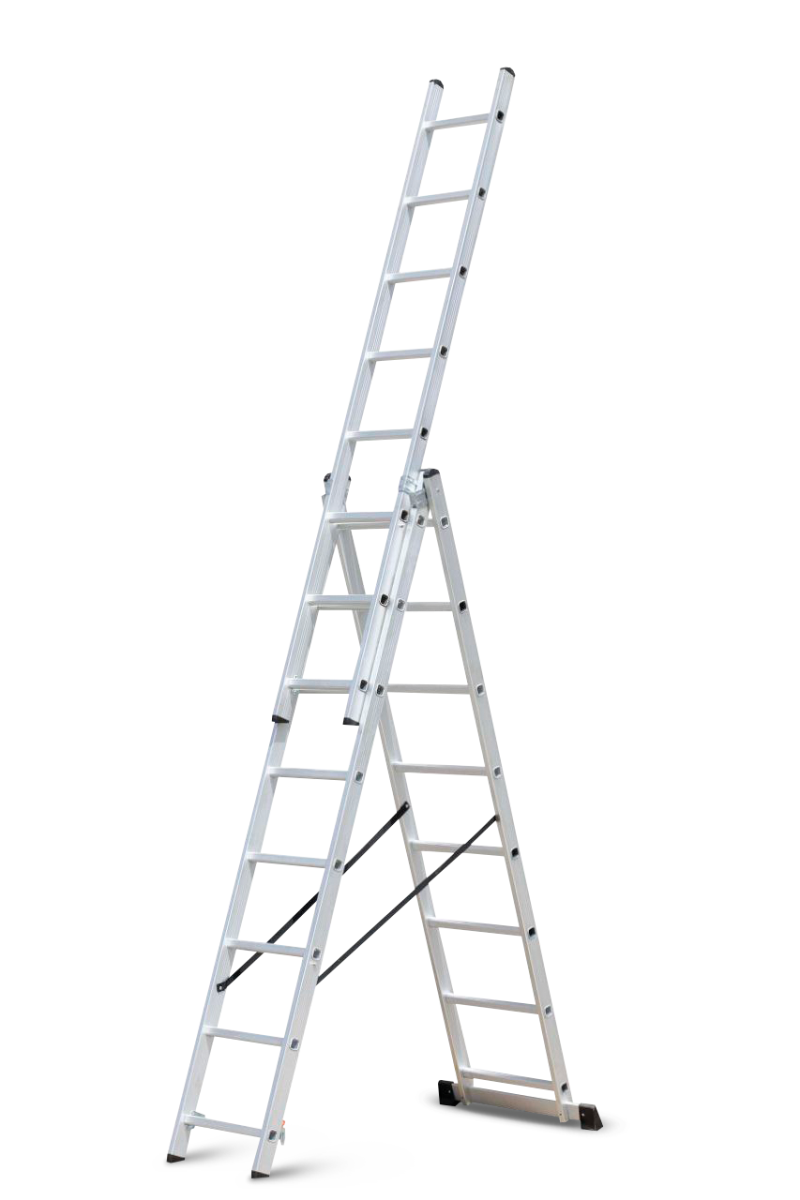 žebřík hliníkový třídilný 3x11 Procraft PLA3.704