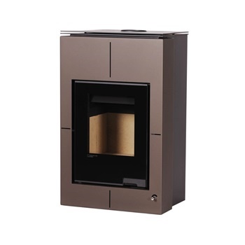 HS Flamingo SAPORO 11 hnědá - teplovzdušná krbová kamna