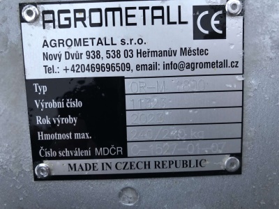 Radlice na sníh OR-M 1600