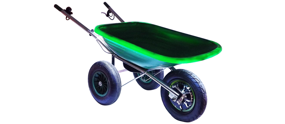 Aku kolečko SW6e Deluxe 85l - zelené