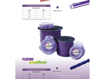 Nylon Round 1,3 Platino 0,5 kg