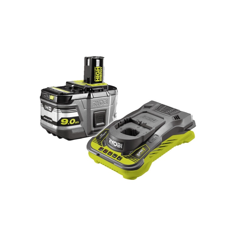 RYOBI RC18150-190 - 18V One+ 9,0 Ah Li-Ion akumulátor a nabíječka