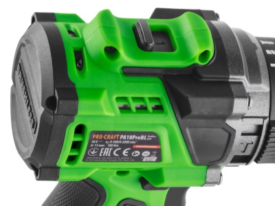 Aku vrtací šroubovák Procraft PA18ProBL (bez baterie a nabíječky)