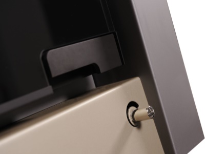 HS Flamingo LEND 11/7 olivová ER - teplovodní krbová kamna s 7 kW výměníkem a el. regulací