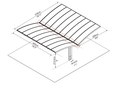 Palram - Canopia Arizona 5000 EZ Link Kit - propojovací set
