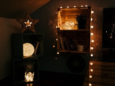 Šiška mini zlatá Crystal