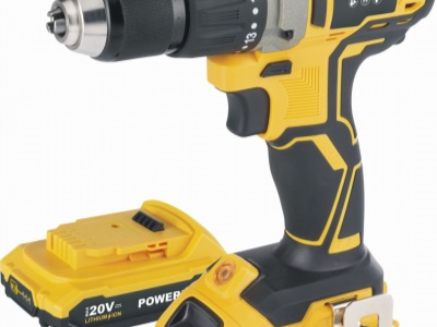 POWX00510 - Aku bezuhlíkový příklepový šroubovák / vrtačka 20V LI-ION 2BAT 