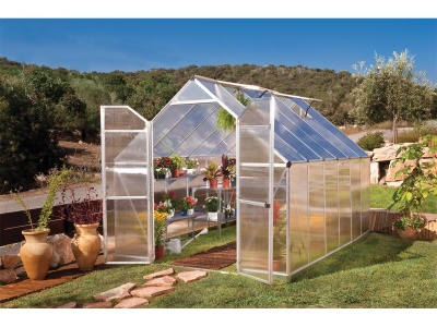 Palram - Canopia Essence 8x12 silver - polykarbonátový skleník