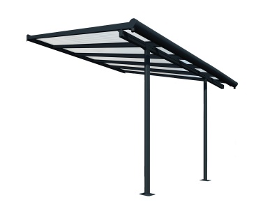 Palram - Canopia Sierra 3000 antracit 3 x 3 - hliníková (montovaná) pergola