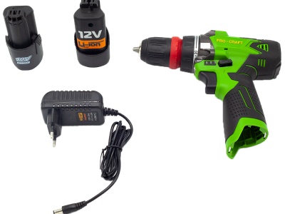 Aku vrtací šroubovák Procraft PA12DFR