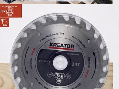 KRT021150 - Pilový kotouč na dřevo 200 mm, 24 Z