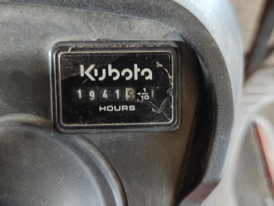 Kubota GR 1600 s zametacím katráčem Kersten