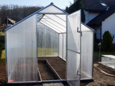 Zahradní skleník SANUS 570cm, PC 6mm, XL-16 Gardentec