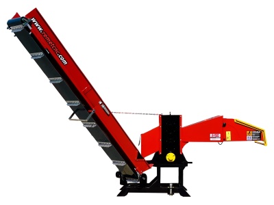 Špalíkovač za traktor PTO Model R-150 Remet + Pásový dopravník 3m