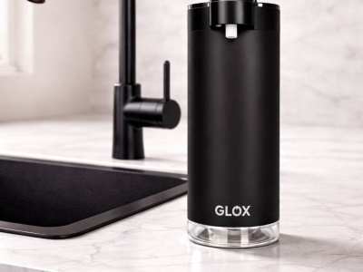 GST01B - Bezdotykový dávkovač mýdla nerezový černý