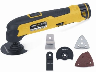 POWX1335LI - Aku multifunkční stroj / oscilační bruska 10,8 V Li-ion