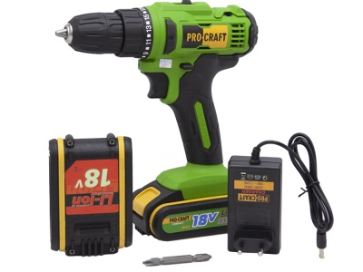 Aku vrtací šroubovák Procraft PA18C