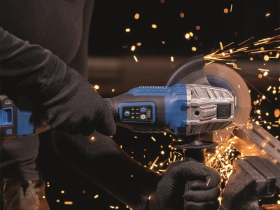 Scheppach BC-AG125-X - aku 20 V IXES úhlová bruska (bez baterie a nabíječky)