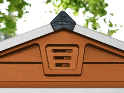 Palram - Canopia Skylight 4x6 hnědý - zahradní domek
