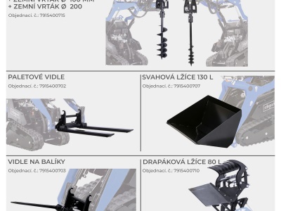 Scheppach MKL 730 - pásový smykový nakladač