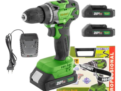 Aku vrtací šroubovák Procraft PA20BL