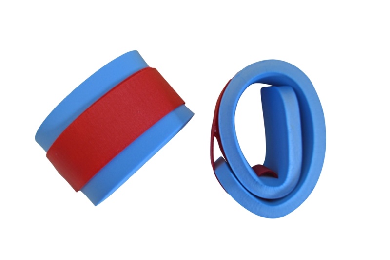 Rukávky plavecké na suchý zip - pár - modrá