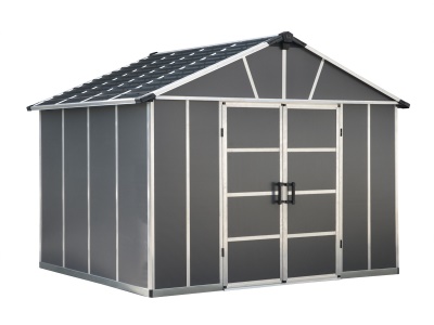 Palram - Canopia Yukon 11' x 9' antracit - heavy duty prostorný domek s možností dalšího rozšíření (základní modul)