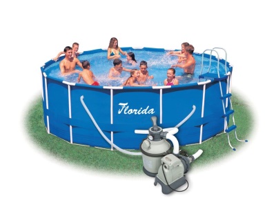 Bazén Florida 4,57x1,22 m + Písková Filtrace Sand 4 SET ( 2 kart.)