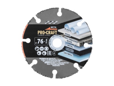 Řezný, karbidový kotouč Procraft WC76