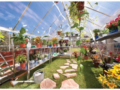 Palram - Canopia Balance 8x12 silver - polykarbonátový skleník