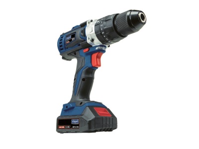 Scheppach CID40-20Li - aku 20V dvourychlostní vrtací šroubovák s příklepem + 2x baterie 2 Ah + nabíječka + kufr